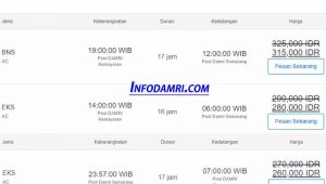 Harga Tiket Damri Jakarta Semarang Mudik Lebaran 2022